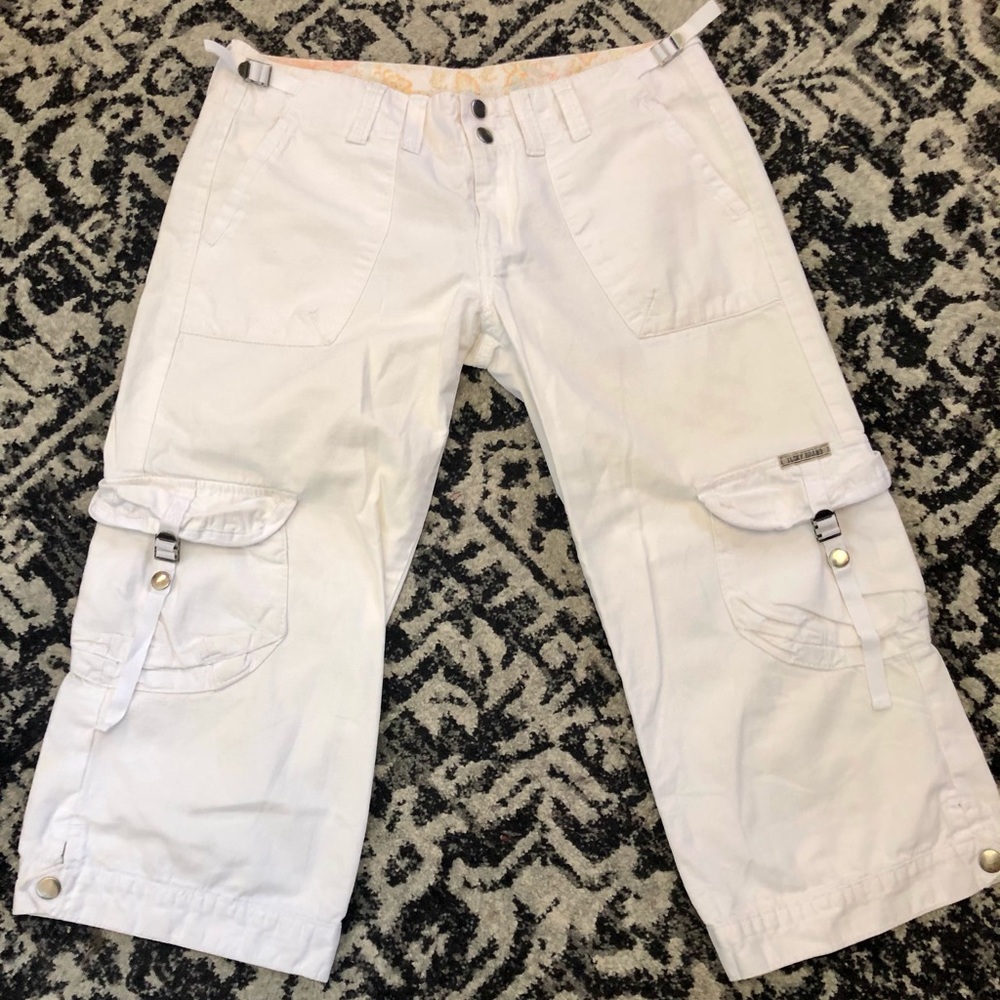 Lucky Brand Dungarees. Off white.